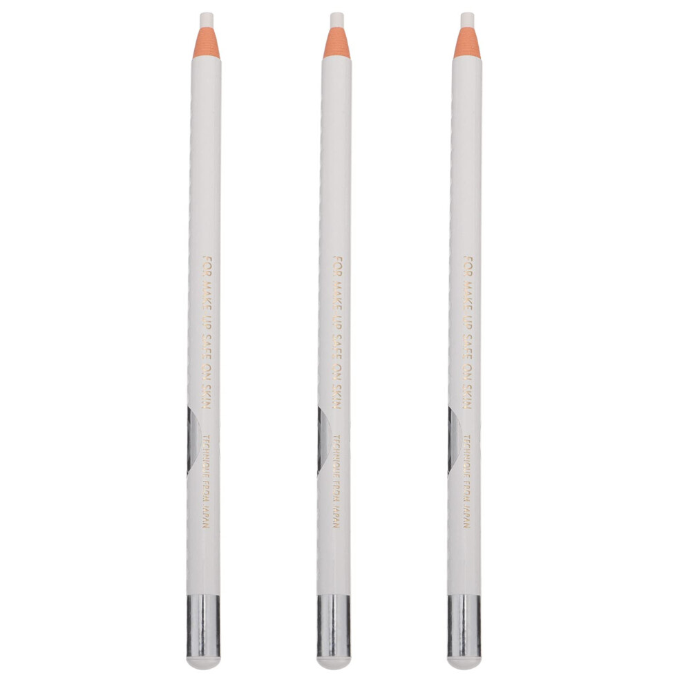 Waterproof Eyeliner Pencil and Highlighter Makeup Pen Set with Brush for Precise Eye Definition