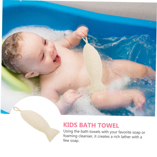 Back Scrubber for Shower DualSided Exfoliating Bath Towel with Adjustable Massage Pressure 2