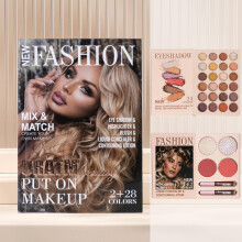 2 Layer Makeup Palette with Eyeshadow Blush Highlighter Contour All in One Travel Kit for Women