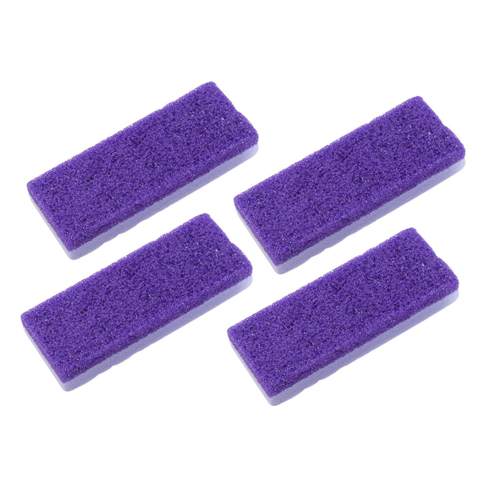 4Pcs Pumice Stone for Feet Callus Remover with Ergonomic Grip for Effective Exfoliation