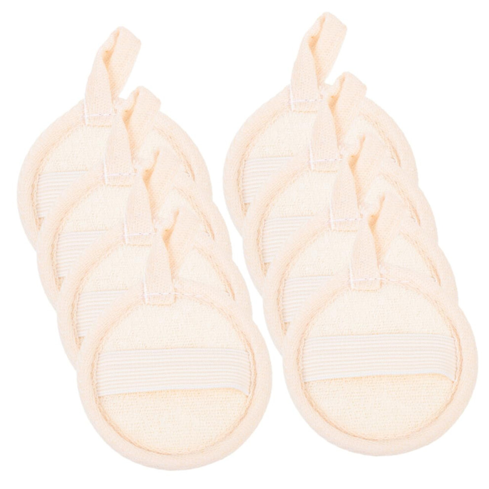 8Pcs Natural Loofah Sponge Pads for Gentle Exfoliation and Deep Facial Cleansing Sensitive Skin