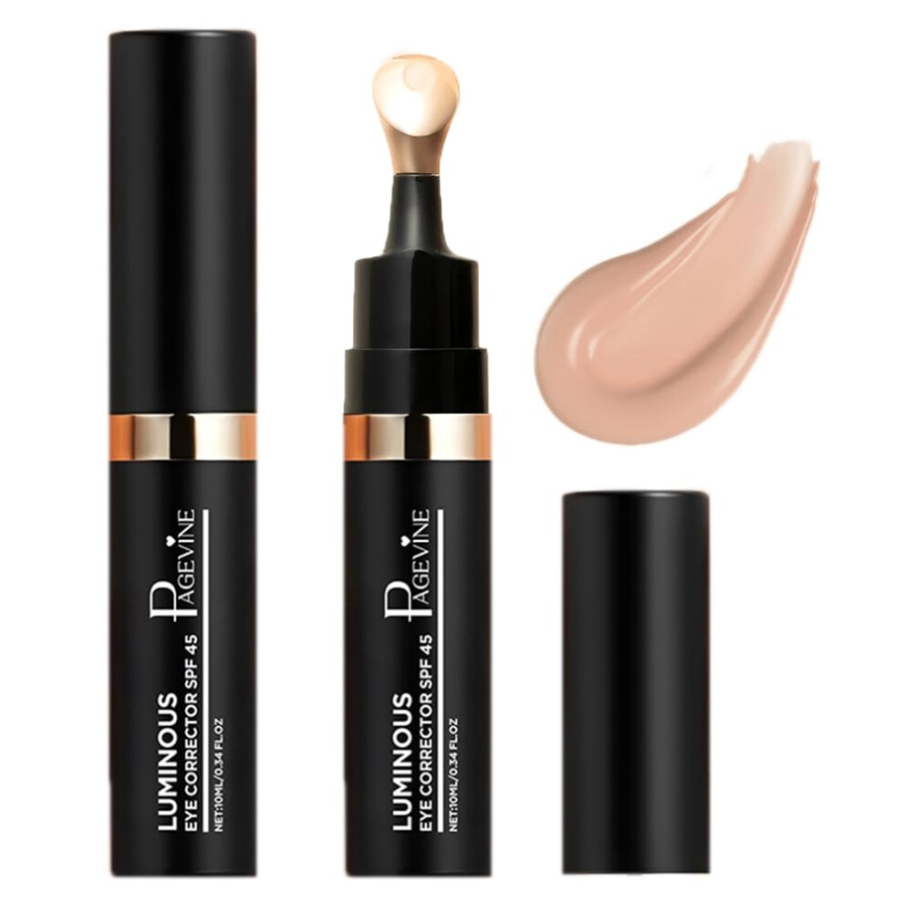 Brightening Undereye Concealer SPF 45 for Dark Circles with Hydrating CreaseResistant Formula 03