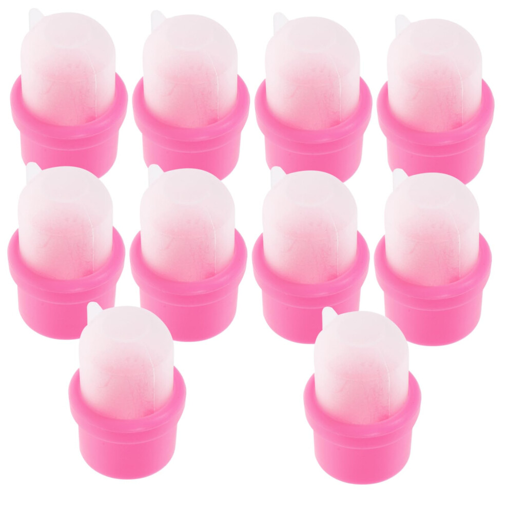 20pcs Silicone Nail Polish Remover Clips for Gentle Gel Soak Off Manicure with Reusable Caps