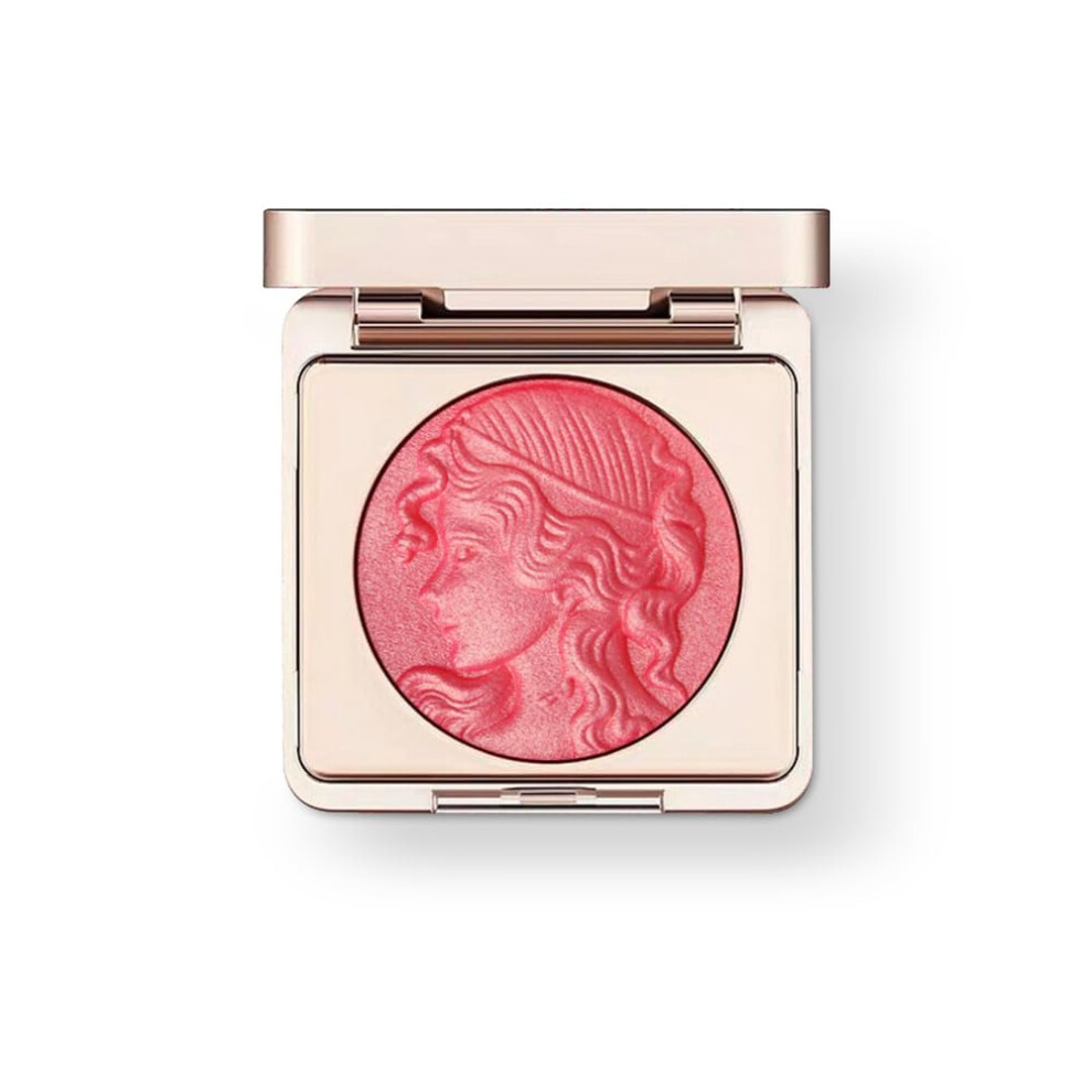 Pink Powder Blush Palette With Natural Radiant Finish And Buildable Color Coverage For Cheeks