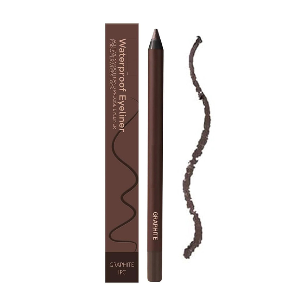 Waterproof Eyeliner Pencil Graphite 24Hr Wear Smudge Proof Sharpenable Long Lasting Eye Liner