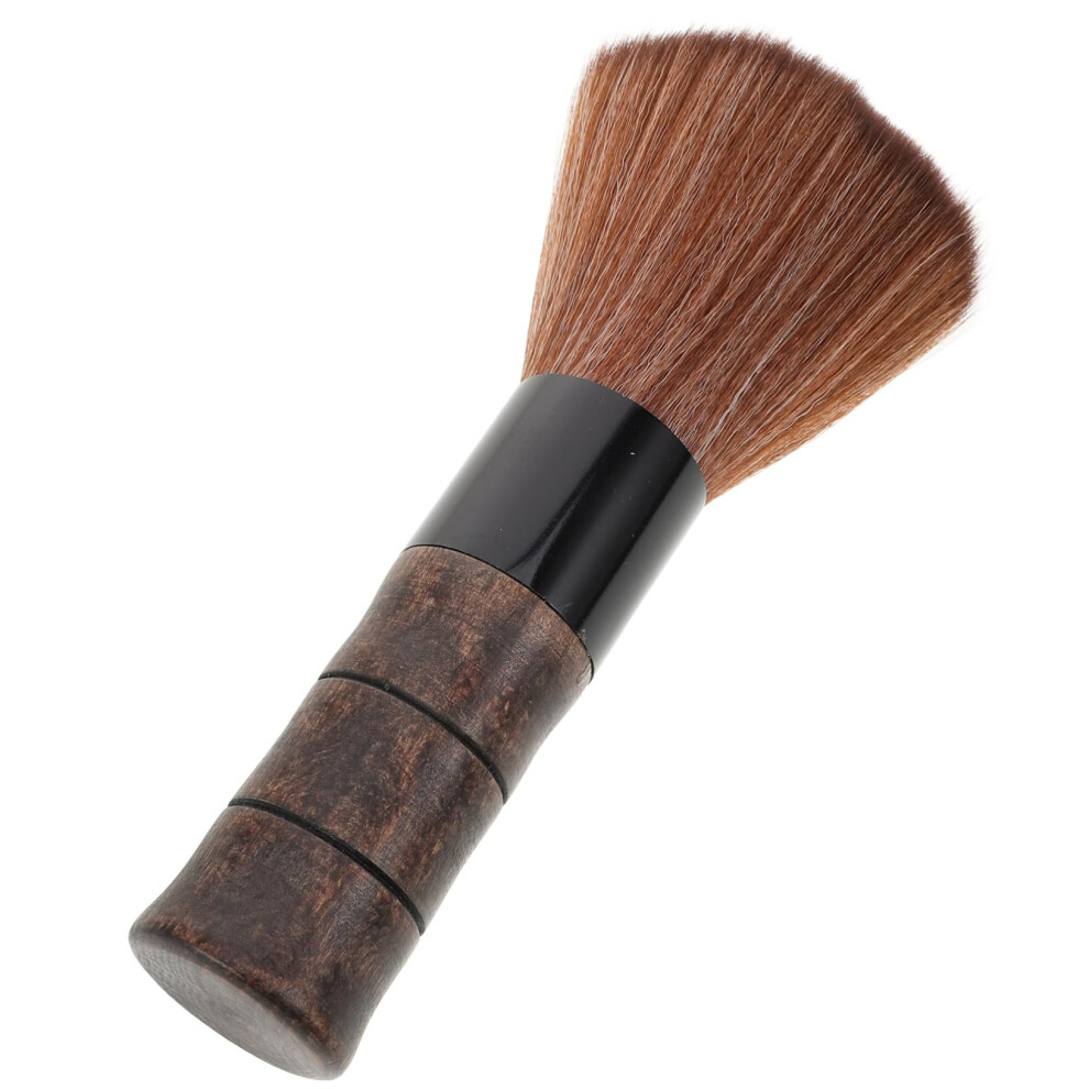 Beard Brush with Soft Gentle Bristles and Ergonomic Knuckle Grip for Mustache Grooming Travel Size