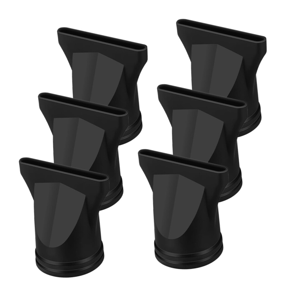 Universal Hair Dryer Diffuser and Nozzle Set, 6pcs HeatResistant Attachments for Styling