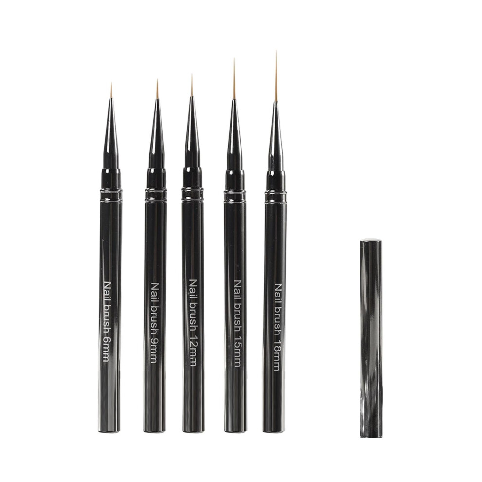 Professional Nail Art Liner Brush Set for Fine Lines and Details, Striping for Gel and Acrylic Nails