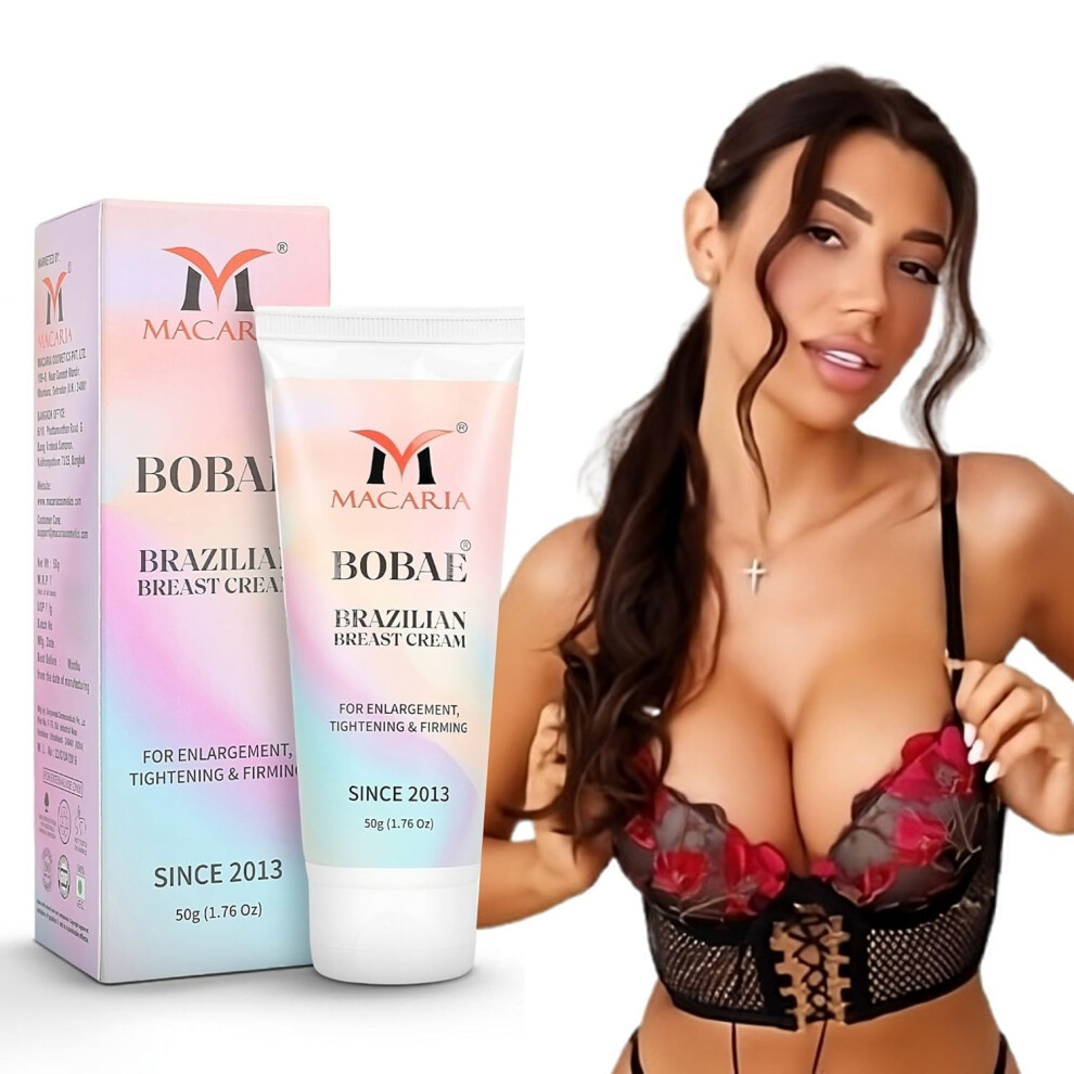 Cream Brazilian Breast Firming With Bust Enhancement Technology For Fuller And Toned Appearance