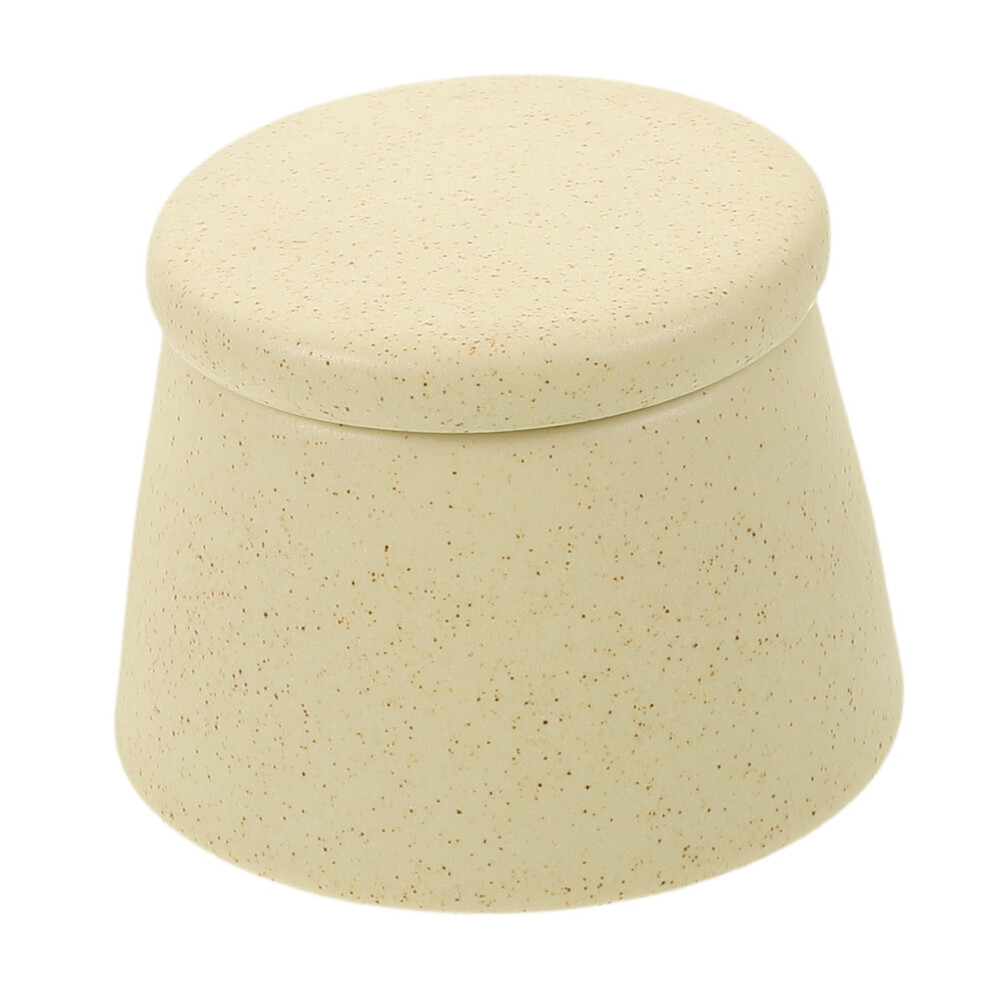 Ceramic Nail Brush Cleaning Cup with Lid for Acrylic Liquid, Japanese Style Dappen Dish