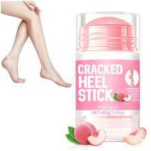 Hydrating Foot Cream and Heel Balm for Women, Peach Scent, Deep Moisture for Dry Cracked Heels