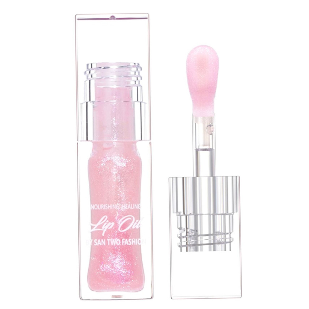 Hydrating Lip Oil with Natural Plumping Effect, LongLasting Glossy Moisturizing Lip Oil for Daily Wear