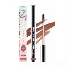 Peel Off Lip Stain and Waterproof Lip Liner, Long Lasting Smudge Proof Matte Finish Makeup