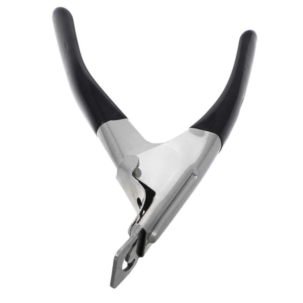 Stainless Steel Nail Clippers with Precision Straight Blade and Ergonomic Grip for Thick Nails