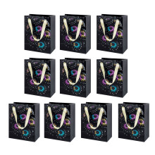 Großpackung mit 10 Papiertüten in-Abstraktes Schwarz und Weiß