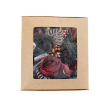 Blumen-Tragetasche, rosa Rosen-Geschenkbox für Mutter und-HH412