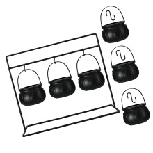 3/6/9 Stuk Hangende Heksenpottenset Stevige Plastic-6 STUKS