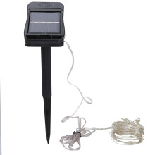 Waterproof Outdoor Lighting, Solar String Lights with Heat Resistant and Pressure Resistant Design, 8 Modes Including Always On Fast Flashing Slow