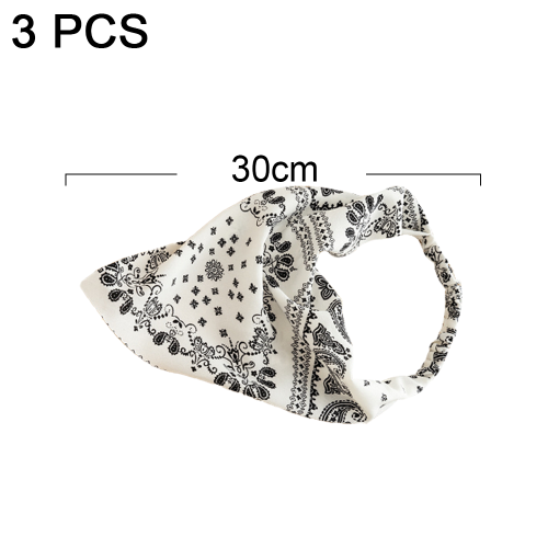 Αξεσουάρ μαλλιών με floral print, μαλακό αναπνεύσιμο πολυεστέρα, ελαστικά αξεσουάρ 1