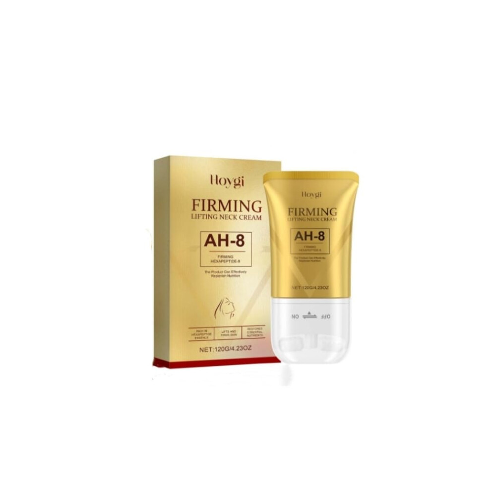 Cream Neck Firming With Double Ball Roller For Lifting Jawline And Wrinkle Reduction Hydration