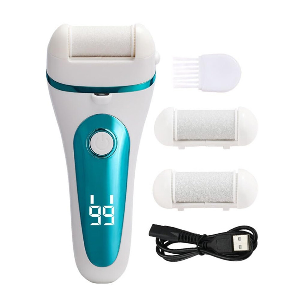 Gray Electric Foot Callus Remover Rechargeable Foot File With Long Runtime For Smooth Feet