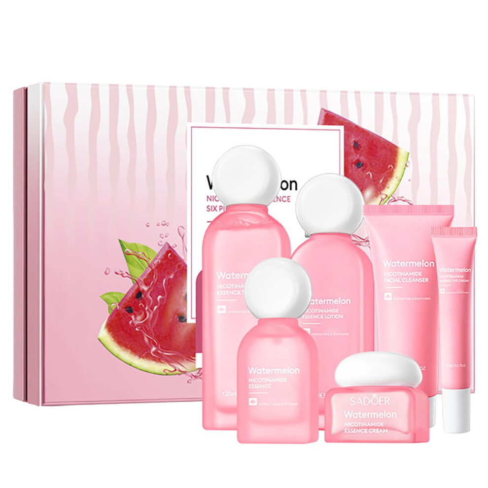 Watermelon Skincare Set with Deep Hydration and Fast Absorption, GiftReady for Women and Teens