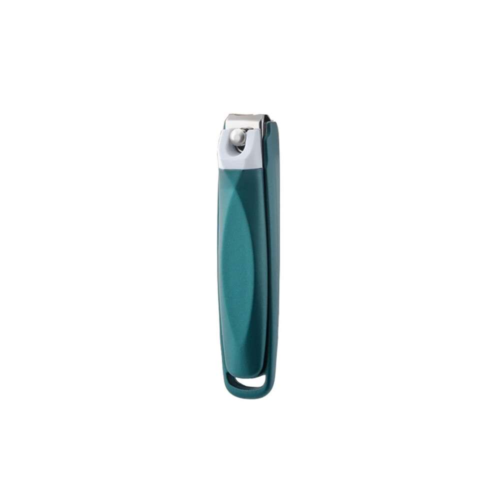 Nail Clippers with Catcher Stainless Steel Antisplash Trimmer for Thick Toe and Fingernails