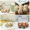 Black Chicken Design Egg Holder Rustic Countertop Egg Rack for Farmhouse Kitchen Organization 5