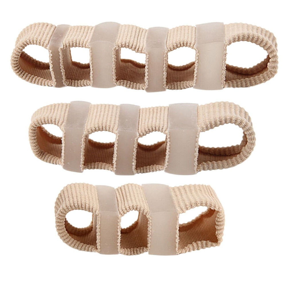 Toe Separators for Bunion Relief with Toe Alignment Support and Breathable Comfort Sleeve 3pcs