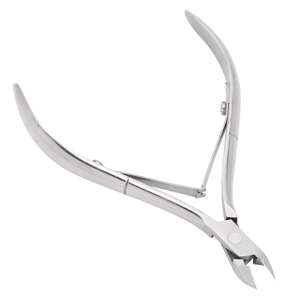 Stainless Steel Cuticle Nipper with Precise Arc Blade and Ergonomic Grip for Manicure Pedicure