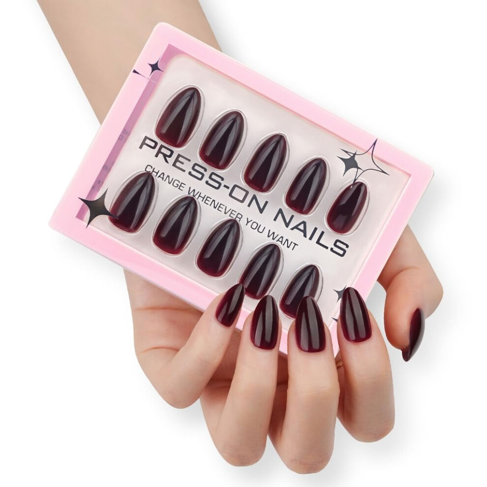 Press On Nails Kit with Designs  Reusable Fake Nails for DIY Nail Art and Glossy Salon Finish