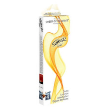 Digue en latex - SHEER GLYDE - SHEER GLYDE - 25 cm x 15 cm - Transparent - Pour sexe oral
