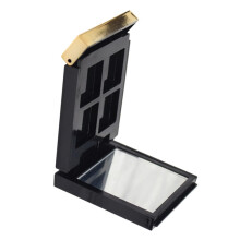Empty Eyeshadow Palette with Mirror, 4 Grids Refillable Makeup Case for Travel and DIY Cosmetics