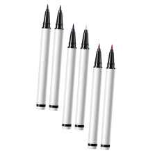 Colored Waterproof Eyeliner Pen Set 6pcs UltraFine LongLasting SmudgeProof Liquid for Beginners