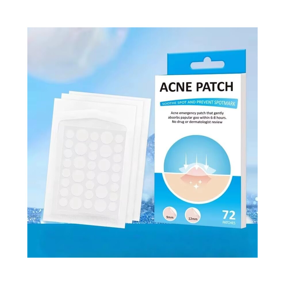 Acne Patch with Salicylic Acid and Tea Tree Oil, Invisible UltraThin Pimple Patches, 72 Count
