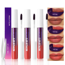 3Pcs Matte Liquid Lipstick Set, Waterproof Long Lasting Smudge Proof Lip Stain for Women, Nude Brown Brownish Red Orange Red
