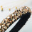 Tiara feminina elegante, acolchoada com strass de cristal, visual sofisticado com detalhes em pérola, design de borda larga ideal para casamentos e 3