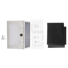 Luminárias solares elegantes para decks externos, com acendimento automático e estrutura em aço inoxidável, que proporcionam maior segurança
