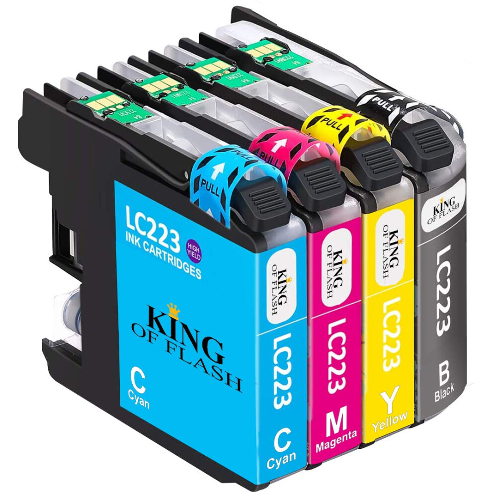 (1 Set) Replacement For Brother Lc223 Ink Cartridges For Dcp-J4120dw Dcp-J562dw, Mfc-J5320dw J880dw J5620dw J5625dw J680dw J4625dw J5720dw J4420dw 5056210511923
