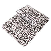 Leopard Print Nail Arm Rest Pillow Ergonomic Manicure Hand Cushion for Salon and Home Use
