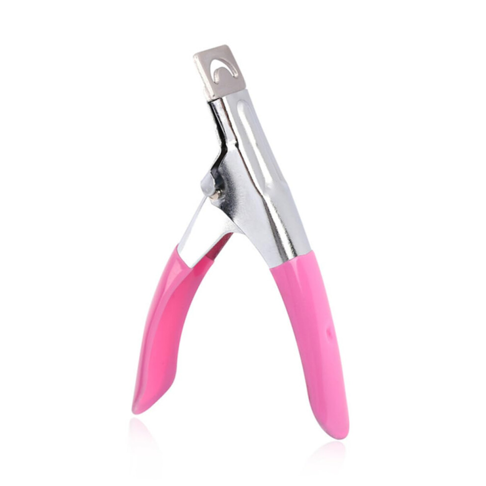 2Pcs Stainless Steel Nail Tip Trimmer Acrylic Nail Clipper Ergonomic Grip for Home and Salon Use