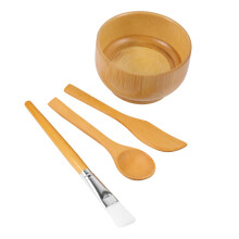 Face Mask Mixing Set with Bowl Brush Spatula Spoon DIY Facial Kit Compact Travel Skincare Tools