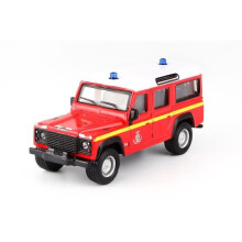 Veicolo in miniatura - BBURAGO - 1/43 LAND ROVER DEFENDER - Vigili del Fuoco delle Yvelines - 24 pezzi