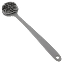 Long Handle Silicone Back Scrubber for Shower Deep Exfoliating Body Brush with Comfortable Grip