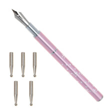 Professional Nail Art Dotting Tools Set with Ergonomic Grip for DIY Manicure and Detailing