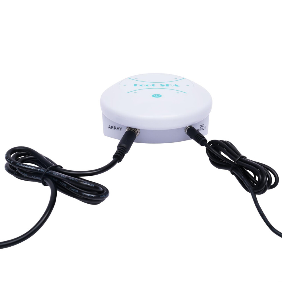 Ionic Foot Detox Machine with OneButton Operation, Home Ion Cleanse Foot Spa Kit, Dual Voltage