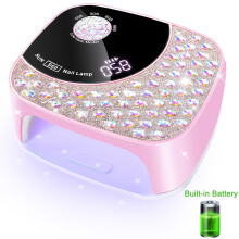 Cordless UV LED Nail Lamp 36W Gel Nail Dryer with Auto Sensor Four Timers Fast Curing