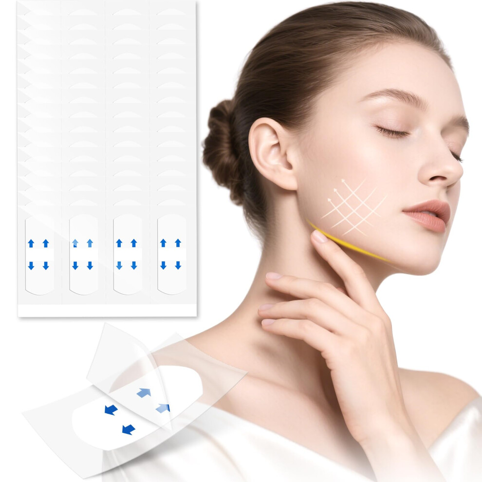 Face Lift Tape Invisible Instant Face Lift Waterproof Breathable 240Pcs for Sagging Skin and Double Chin