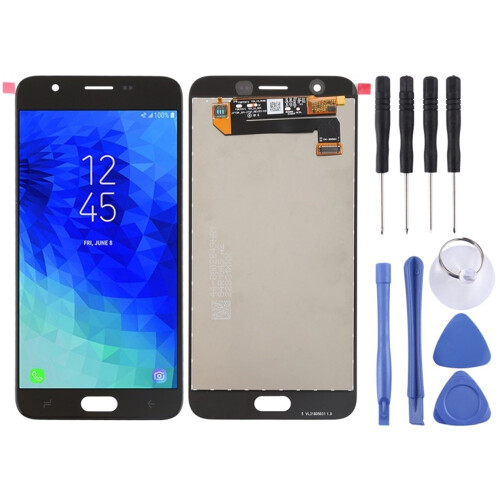 Οθόνη LCD για Galaxy J7 (2018) / J737 με πλήρη συναρμολόγηση ψηφιοποίησης (Μαύρο)