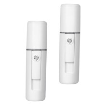 Facial Mist Sprayer 2Pcs USB Rechargeable Nano Steamer for Deep Hydration Makeup and Skin Care